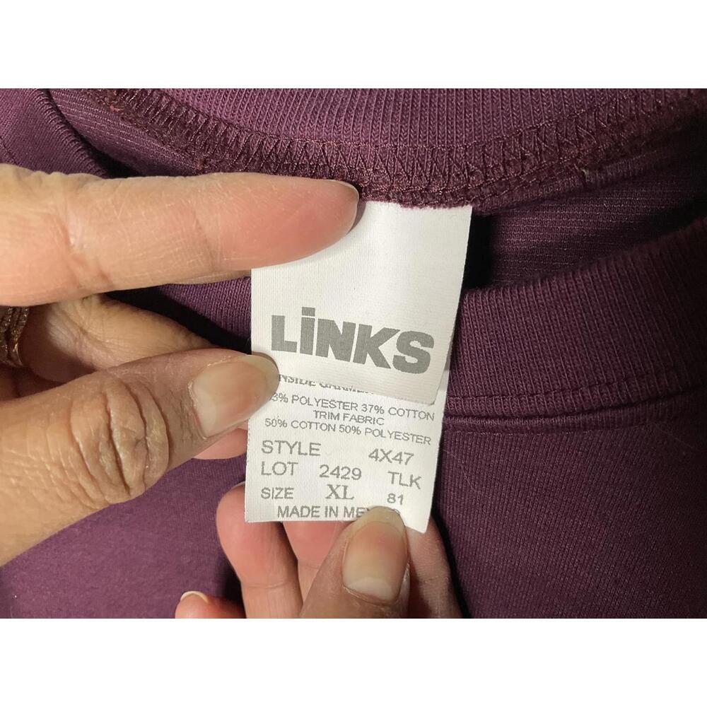 < Vintage Links Aztec Embroidered Long Sleeve > - Picture 2 of 4